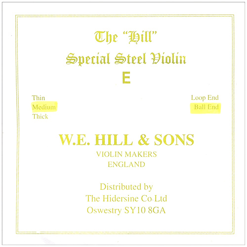 W.E. Hill & Sons The Hill Special Medium Ball End Violin E String
