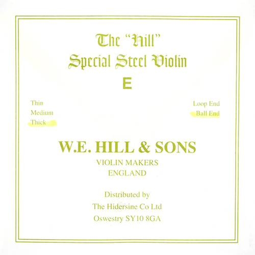 W.E. Hill & Sons The Hill Special Thick Ball End Violin E String