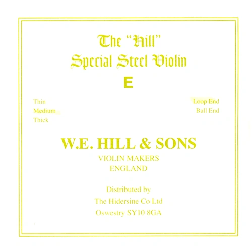 W.E. Hill & Sons The Hill Special Medium Loop End Violin E String