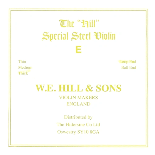 W.E. Hill & Sons The Hill Special Thick Loop Steel Violin E String