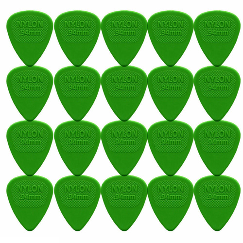20 x Jim Dunlop Midi Standard .94MM Gauge Guitar Picks 443R Green
