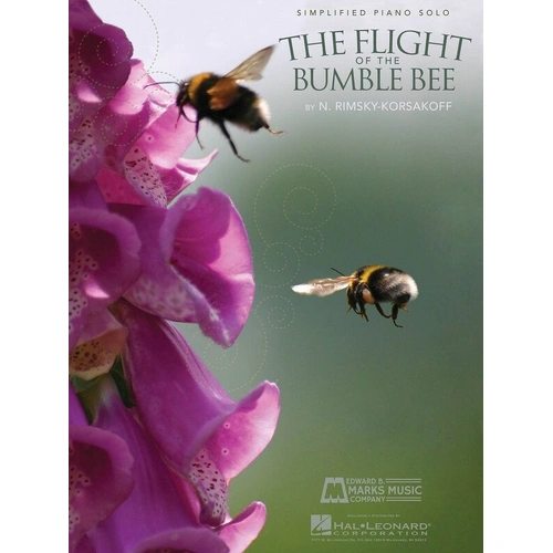 Flight of the Bumblebee Easy Piano Sheet Music, 6 Pages, Edward B. Marks Music Company
