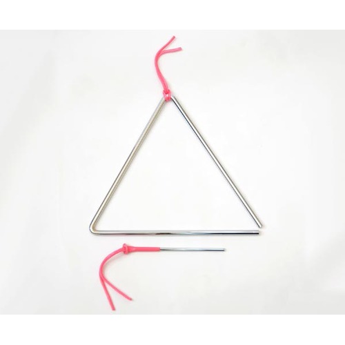 Triangle Chrome with Beater-10 inch