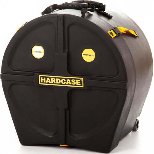 Hardcase HNMT15P15 Marching Tenor Drum Case 15 x 12inch Pearl & Andante Pipe Band w/ Wheels