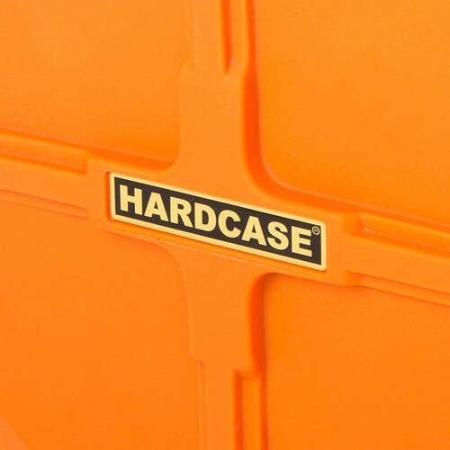 Hardcase HNP28W-O Hardware Drum Case Orange 28x10x10inch w/ Wheels