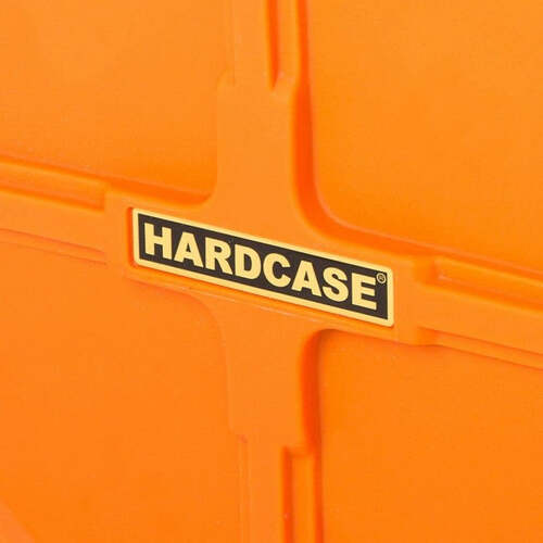 Hardcase HNP48W-O Hardware Drum Case Orange 48x12x12inch w/ Wheels