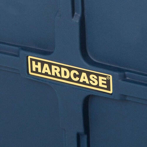 Hardcase HNP9CYM22-DB Cymbal Case Dark Blue 22inch (Holds 9 Cymbals) w/ Wheels