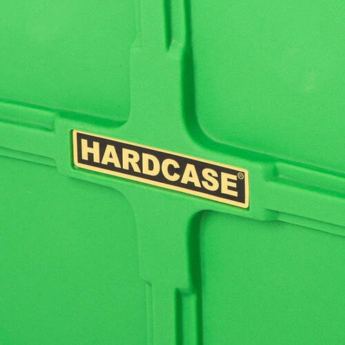 Hardcase HNP9CYM22-LG Cymbal Case Light Green 22inch (Holds 9 Cymbals) w/ Wheels