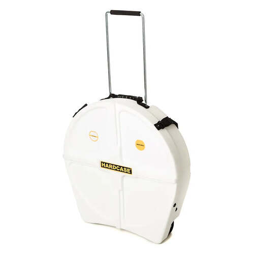 Hardcase 22" Cymbal Case White - holds 9 cymbals