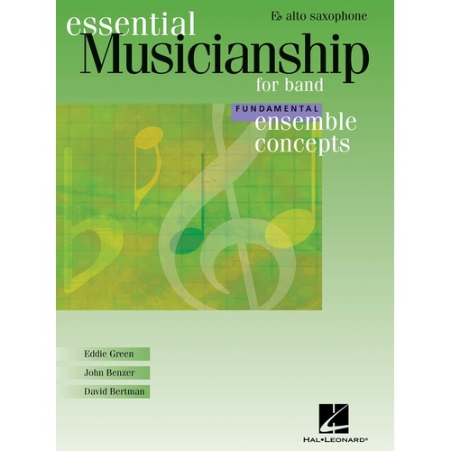 Essential Musicianship For Band Fund Alto Sax (Softcover Book)