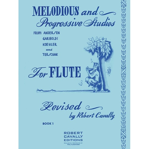 Melodious and Progressive Studies Flute Book 1 Ed Cavally (Softcover Book)