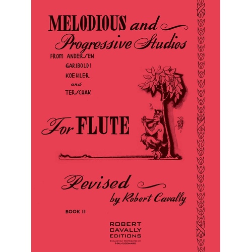 Melodious and Progressive Studies Flute Book 2 Ed Cavally (Softcover Book)