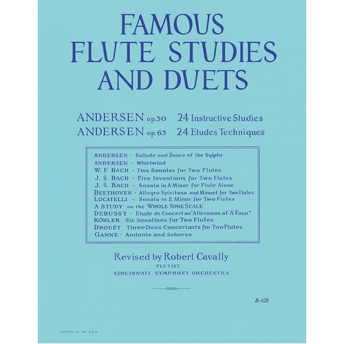 Famous Flute Studies And Duets Flute (Softcover Book)