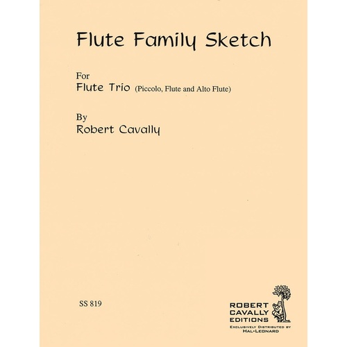 Cavally - Flute Family Sketch For Flute Trio (Softcover Book)