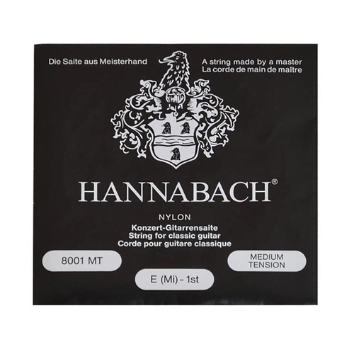 Hannabach E 1st 8001 Medium Tension Clear Nylon Treble String