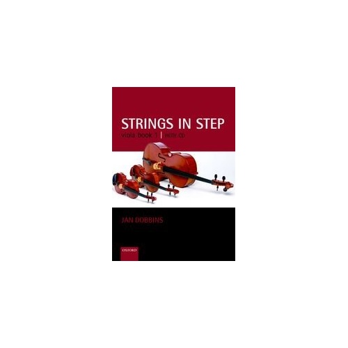 Strings in Step Viola Book 1 by Jan Dobbins, Oxford University Press, 64 Pages, Viola Solo, Includes Companion Website Access