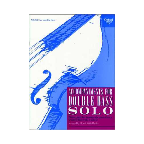 Double Bass Solo Accompaniments Sheet Music