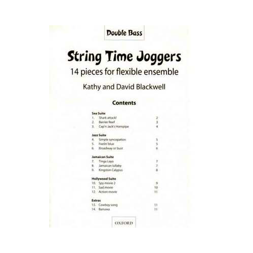 String Time Joggers - Double Bass Part Only by Blackwell OUP 9780193359703