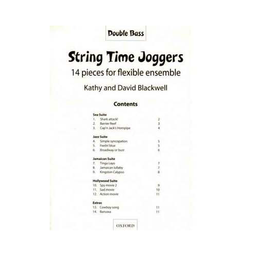 String Time Joggers - Double Bass Part Only by Blackwell OUP