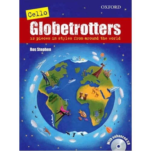 Cello Globetrotters Book with CD by Ros Stephen