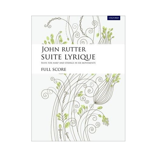 Suite Lyrique Study Score for Solo Harp and Strings