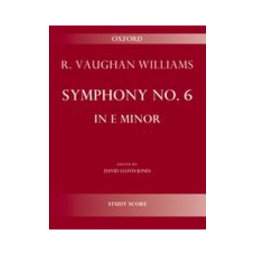 Symphony No 6 in E Minor Study Score by Vaughan Williams
