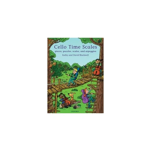 Cello Time Scales by David Blackwell & Kathy Blackwell, 32 Pages, Cello Solo, Oxford University Press, ABRSM Grades 1 & 2