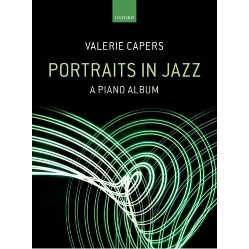 Portraits in Jazz: A Piano Album BK/CD by Valerie Capers