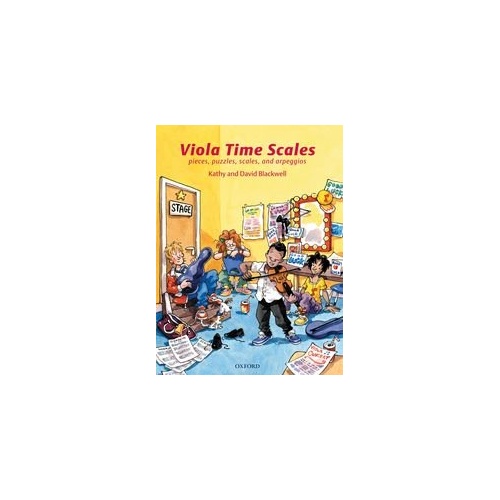 Viola Time Scales - Revised Edition by David & Kathy Blackwell, 32 Pages, Oxford University Press, Viola Solo, ABRSM Grades 1 & 2