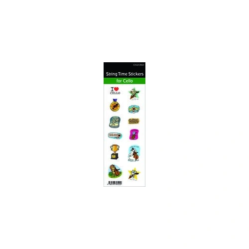 Cello Time Stickers 6-Sheet Pack by Oxford University Press