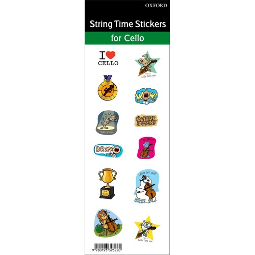 Cello Time Stickers