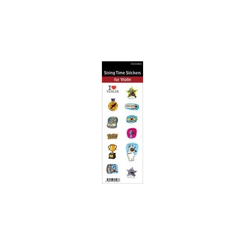 Fiddle Time Stickers - 6 Sheet Pack for Violin