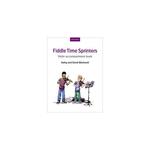 Fiddle Time Sprinters Violin Accompaniment Book by David & Kathy Blackwell, 48 pages, Oxford University Press