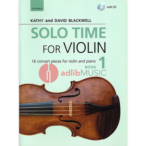 Solo Time Book 1 - Violin/OLA by Blackwell Oxford 9780193404793