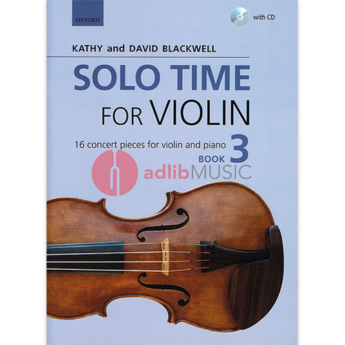 Solo Time for Violin Book 3 with CD