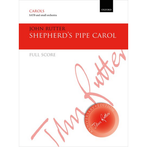 Shepherds Pipe Carol Orchestra Parts John Rutter Anniversary Edition