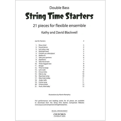 String Time Starters Double Bass
