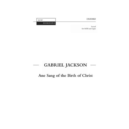 Ane Sang of the Birth of Christ SATB/Organ Choral Sheet Music