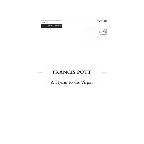 Hymn to the Virgin SATB Unaccompanied Choral Sheet Music