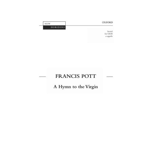 Hymn to the Virgin SATB Unaccompanied Choral Sheet Music