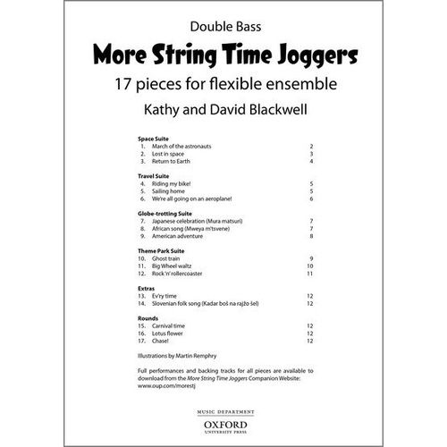 More String Time Joggers for Double Bass