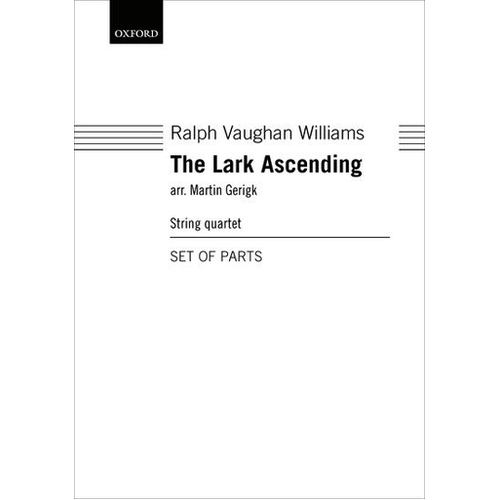 The Lark Ascending for String Quartet - Parts