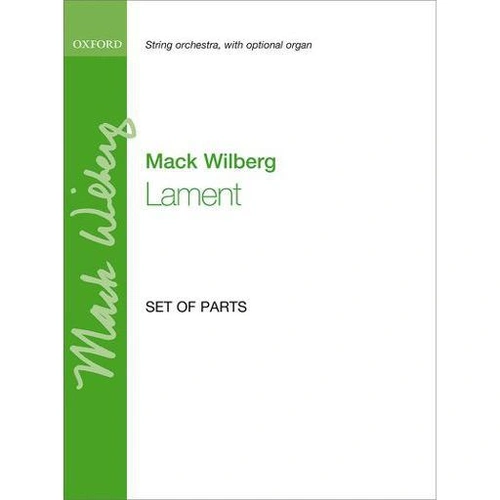 Lament for String Orchestra Grade 3 - Set of Parts