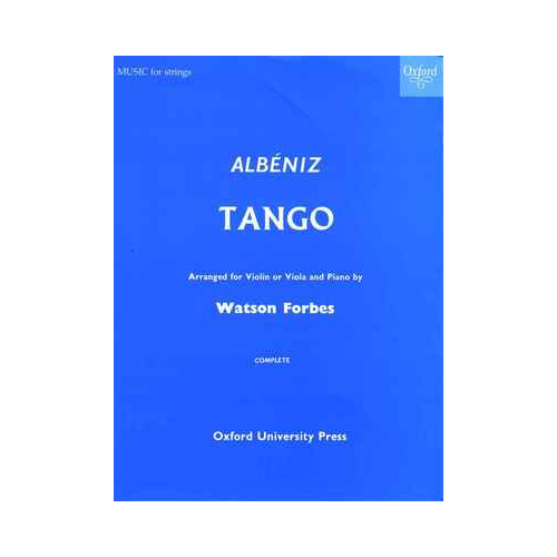 Tango for Violin or Viola and Piano - Albeniz Transcription