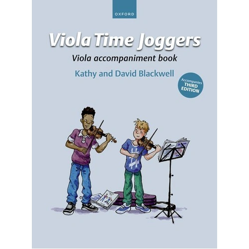 Viola Time Joggers Viola Accompaniment Book 3rd Edition by David & Kathy Blackwell
