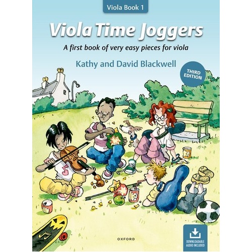 Viola Time Joggers Third Edition by David & Kathy Blackwell, 36 Pages, Oxford University Press, Suitable for Viola, Engaging Compositions