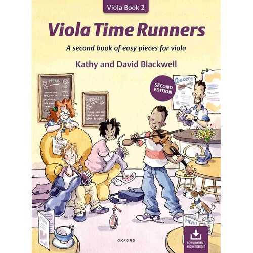 Viola Time Runners Second Edition by David Blackwell and Kathy Blackwell, 36 pages, Oxford University Press, Strings > Viola