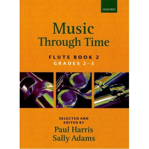 Music Through Time Flute Book 2 by Paul Harris & Sally Adams, 48 Pages, Oxford University Press
