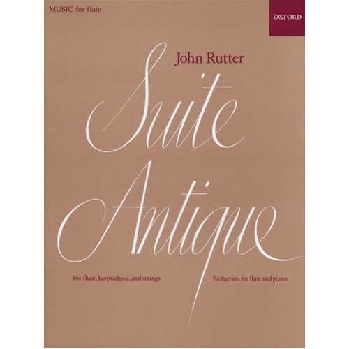 Rutter - Suite Antique for Flute and Piano