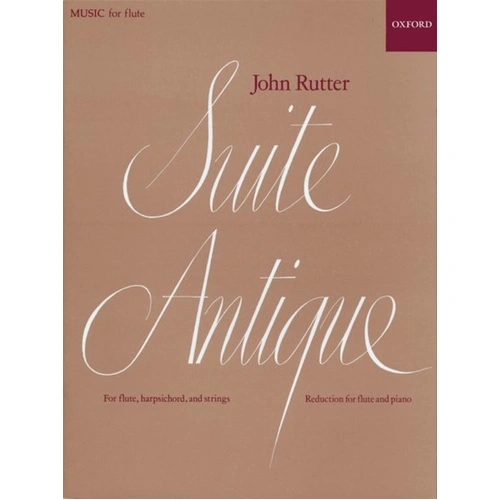 Rutter - Suite Antique for Flute and Piano